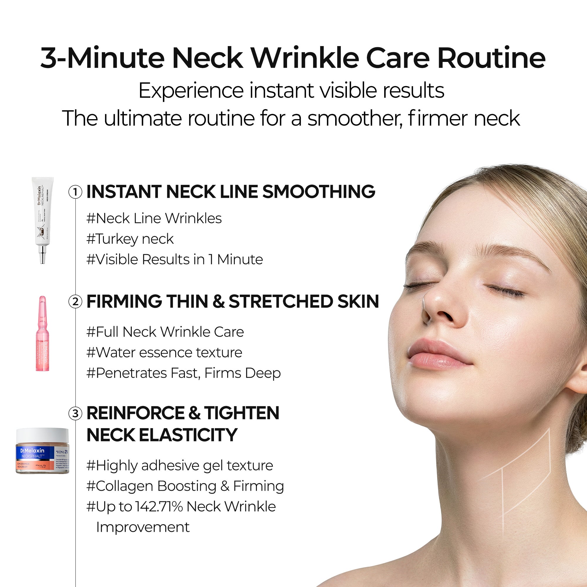 [Dr.Melaxin Exclusive] 3-Minute Neck & Face Anti-Aging Ritual Set
