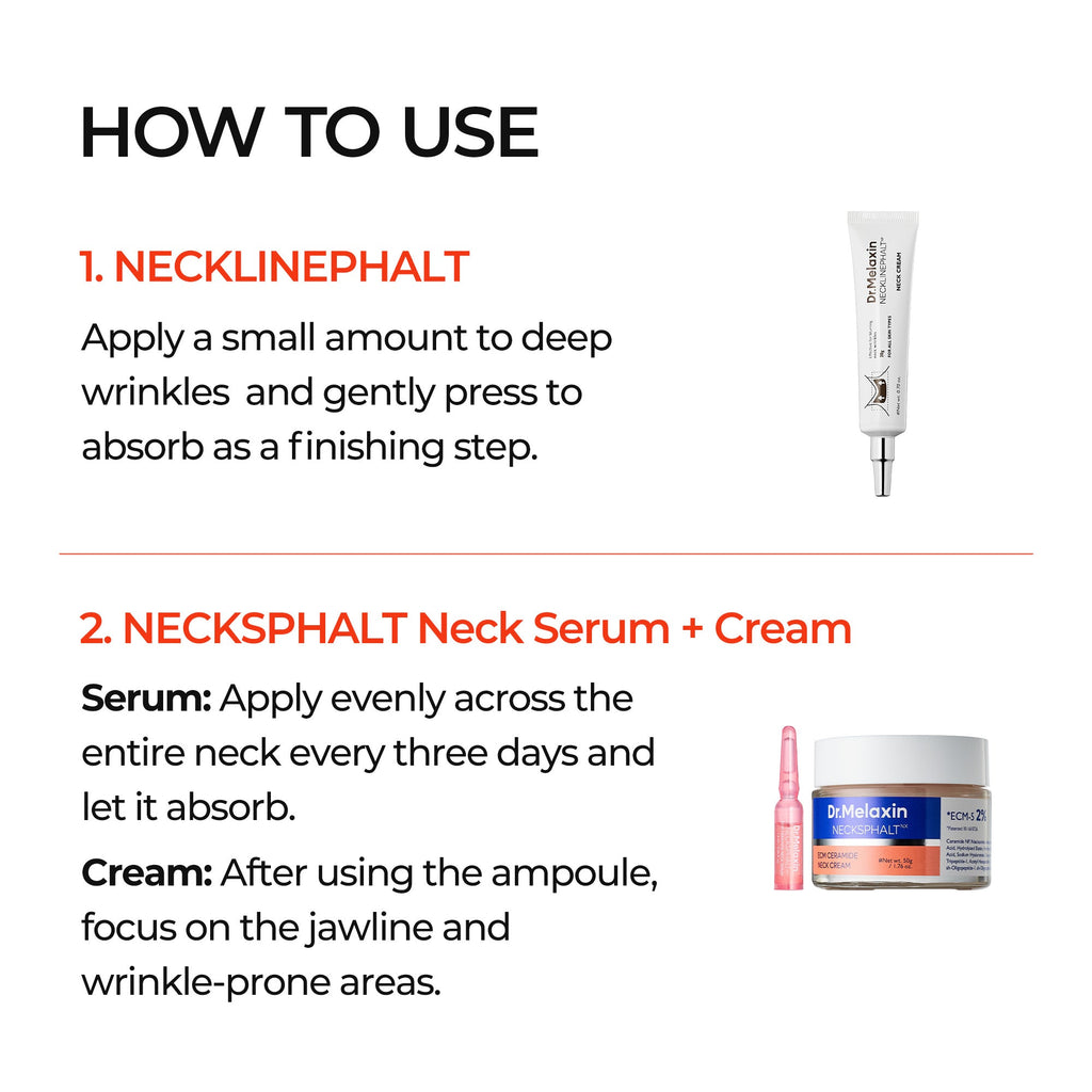 [Dr.Melaxin Exclusive] 3-Minute Neck & Face Anti-Aging Ritual Set