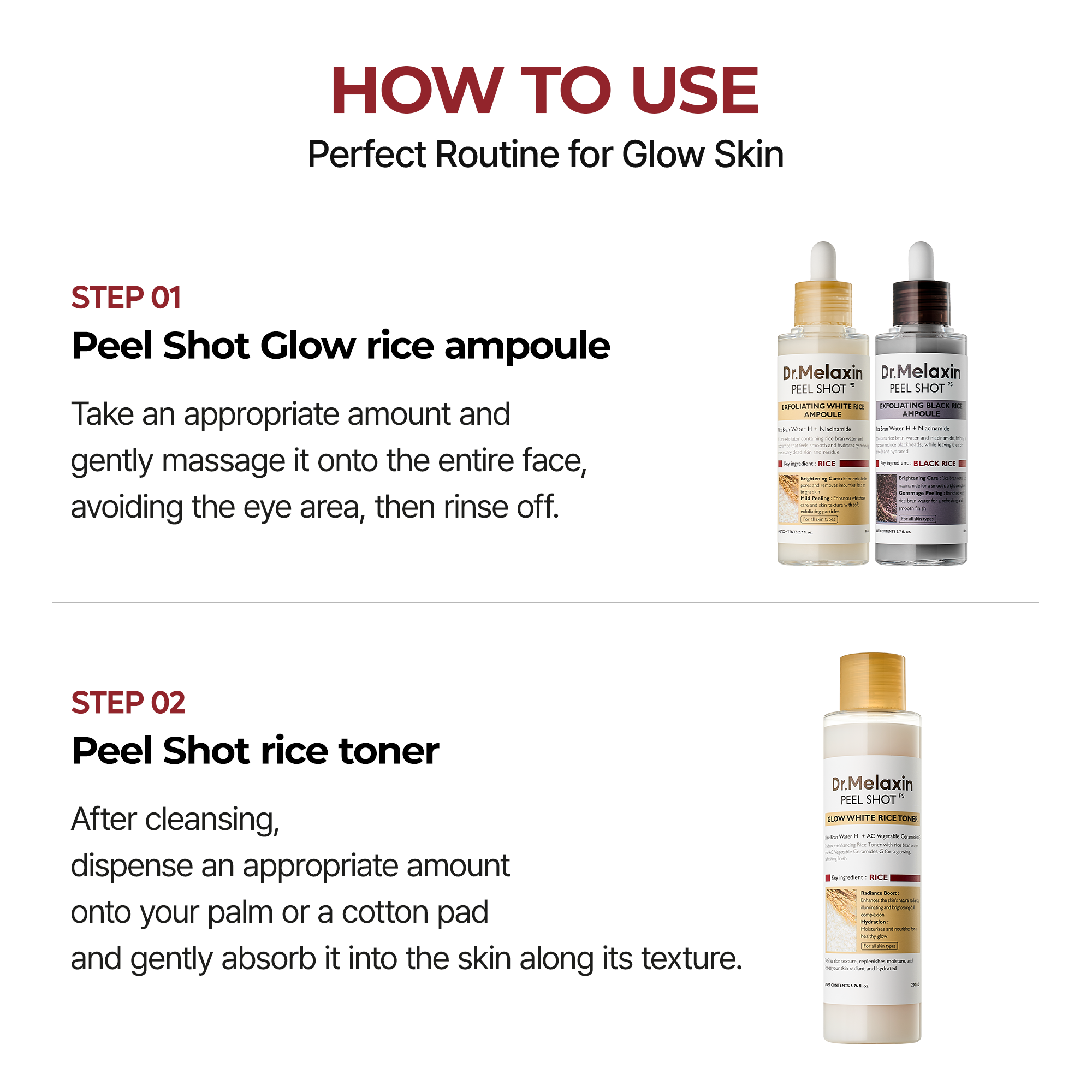 Peel Shot Glow Rice Toner