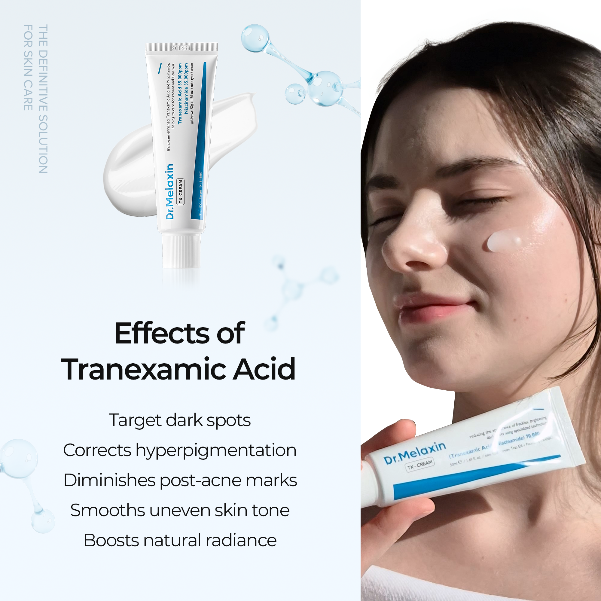 [Dr.Miriyalyad] TX Dark Spot Correcting Cream 50ml – Tranexamic Acid & Niacinamide Hyperpigmentation & Brightening Care
