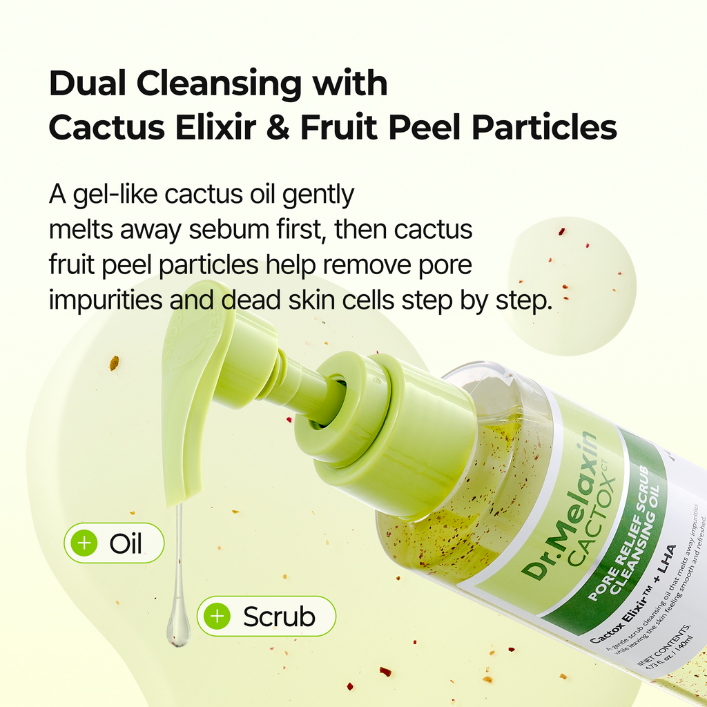 Cactox Pore Relief Scrub Cleansing Oil