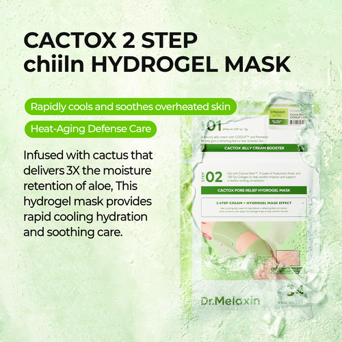 Dr. Melaxin Cactox De-Puffing Pore Tox Gel Mask 4EA